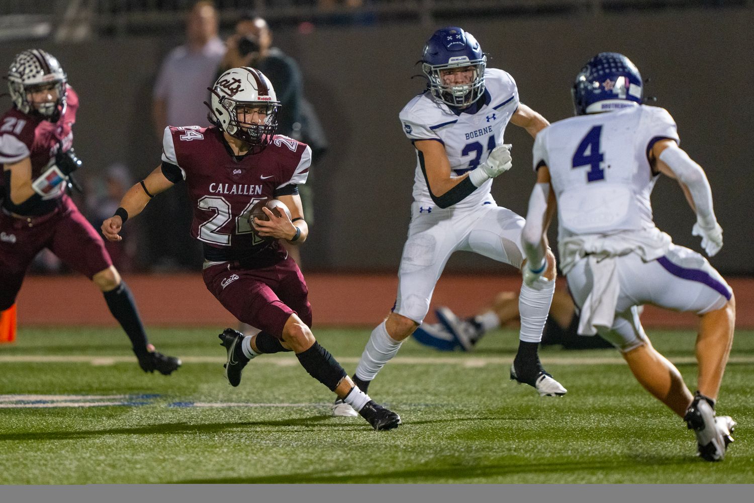 Boerne Corpus Christi Calallen Texas Football Region IV-4A DI championship 120222 Blake Purcell 20
